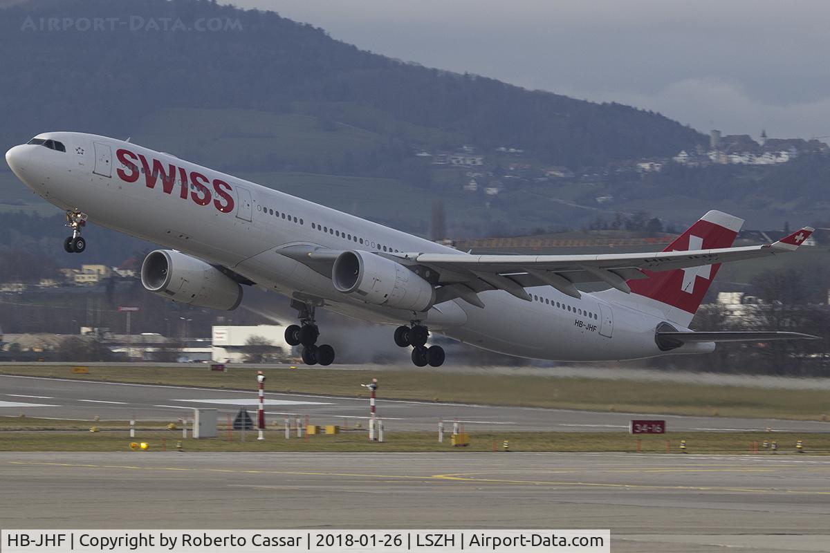 HB-JHF, 2010 Airbus A330-343X C/N 1089, Zurich - Kloten Airport
