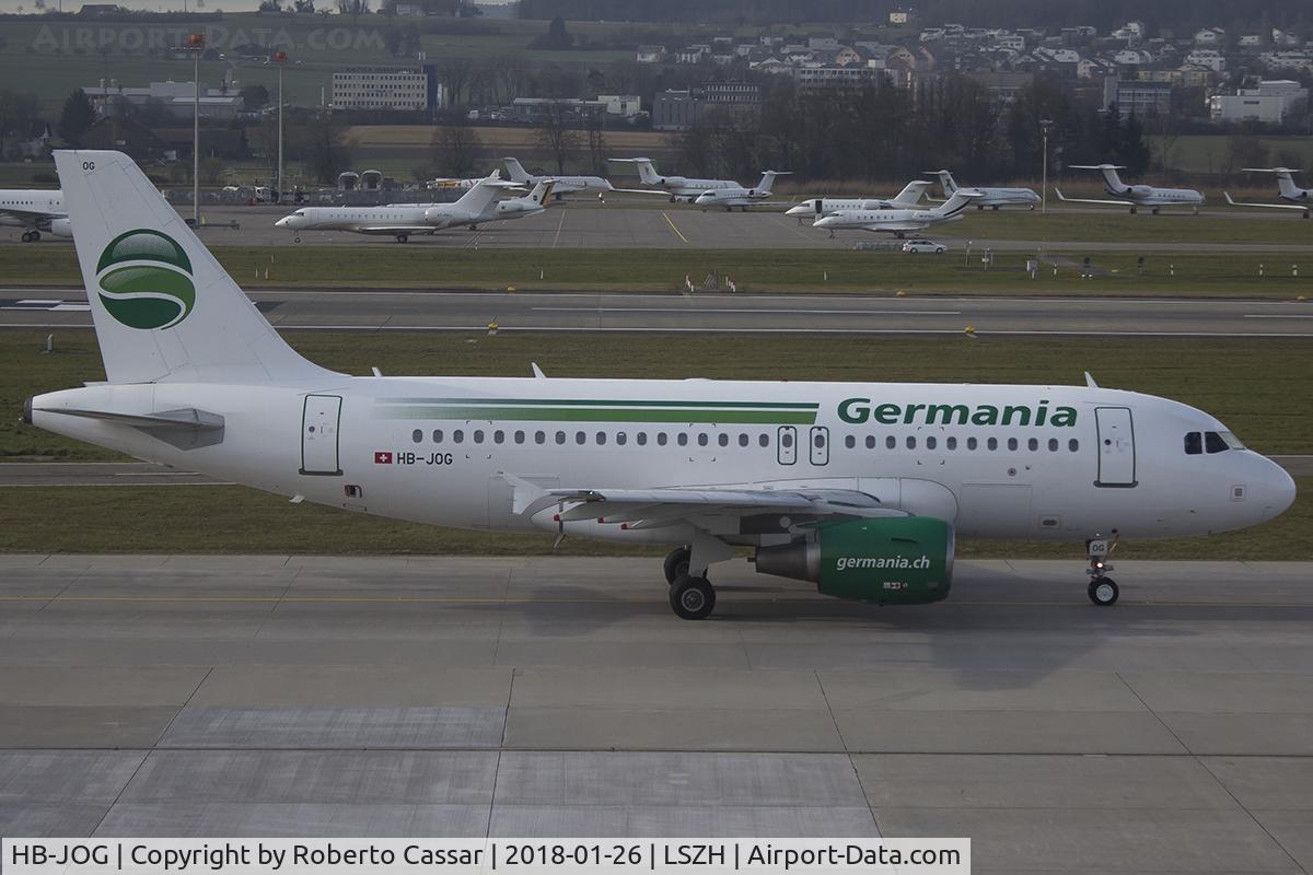 HB-JOG, 2009 Airbus A319-112 C/N 3818, Zurich - Kloten Airport