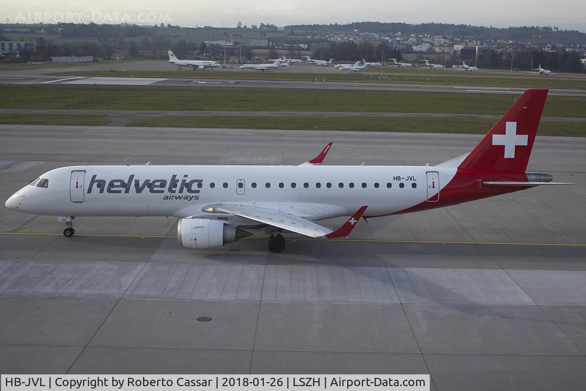 HB-JVL, 2010 Embraer E190 (ERJ-190-100) C/N 19000354, Zurich - Kloten Airport