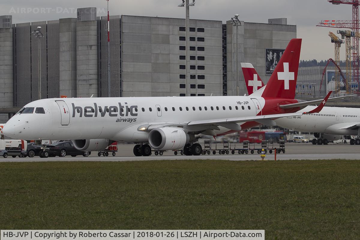 HB-JVP, 2010 Embraer 190LR (ERJ-190-100LR) C/N 19000387, Zurich - Kloten Airport