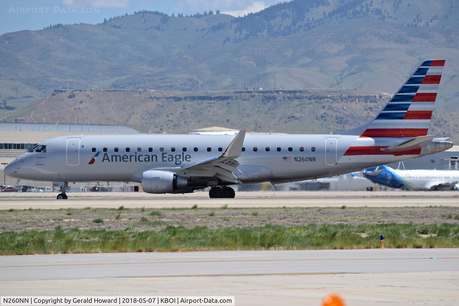 N260NN, 2017 Embraer 175LR (ERJ-170-200LR) C/N 17000699, Turning onto Golf from RWY 28L.