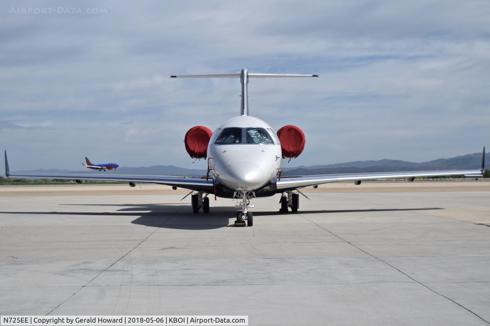 N725EE, 2017 Embraer EMB-550 Legacy 500 C/N 55000021, Parked on south GA ramp.