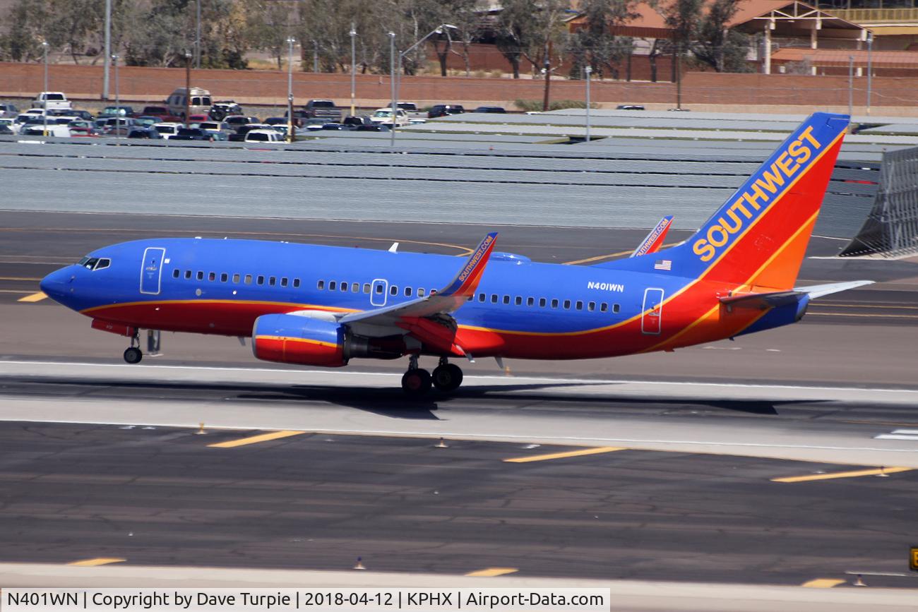 N401WN, 2001 Boeing 737-7H4 C/N 29813, No comment.