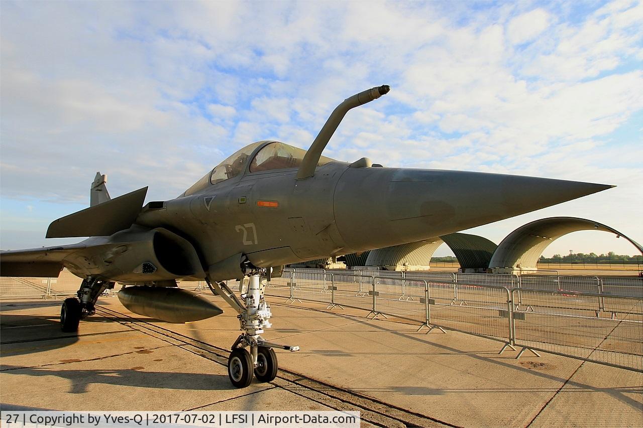 27, 2011 Dassault Rafale M C/N 27, Dassault Rafale M, Static display, St Dizier-Robinson Air Base 113 (LFSI) Open day 2017