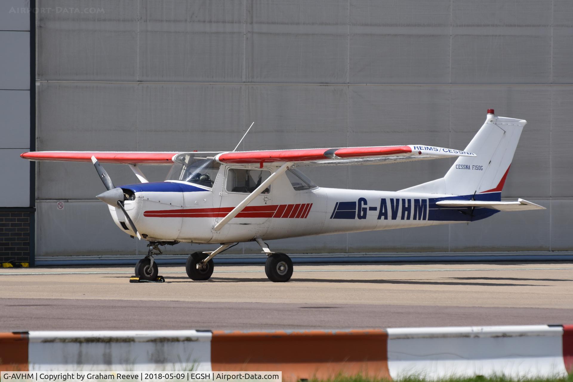 G-AVHM, 1967 Reims F150G C/N 0181, Parked at Norwich.