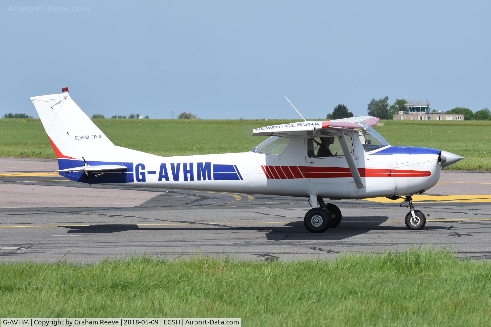 G-AVHM, 1967 Reims F150G C/N 0181, Departing from Norwich.