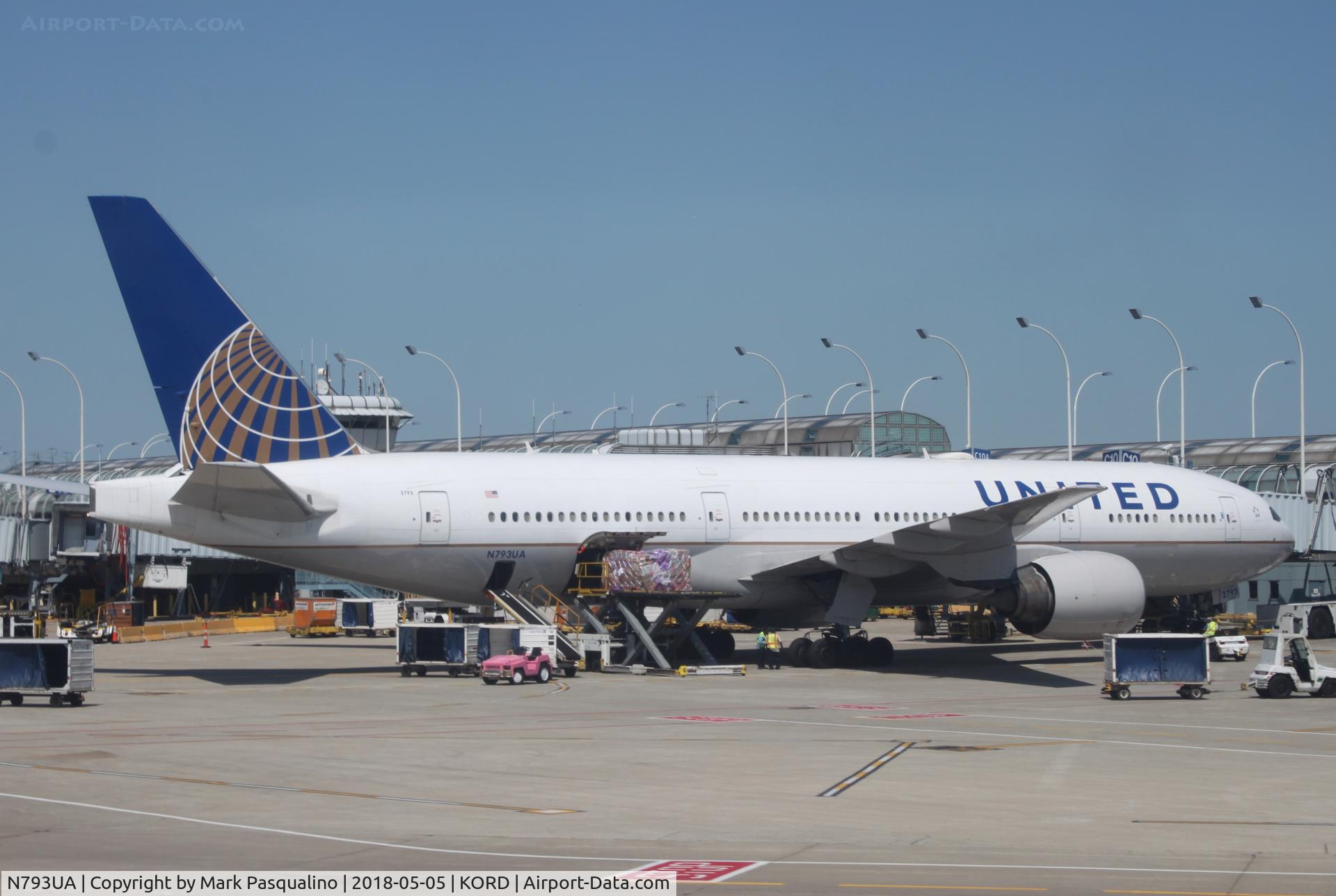 N793UA, 1997 Boeing 777-222 C/N 26946, Boeing 777-200