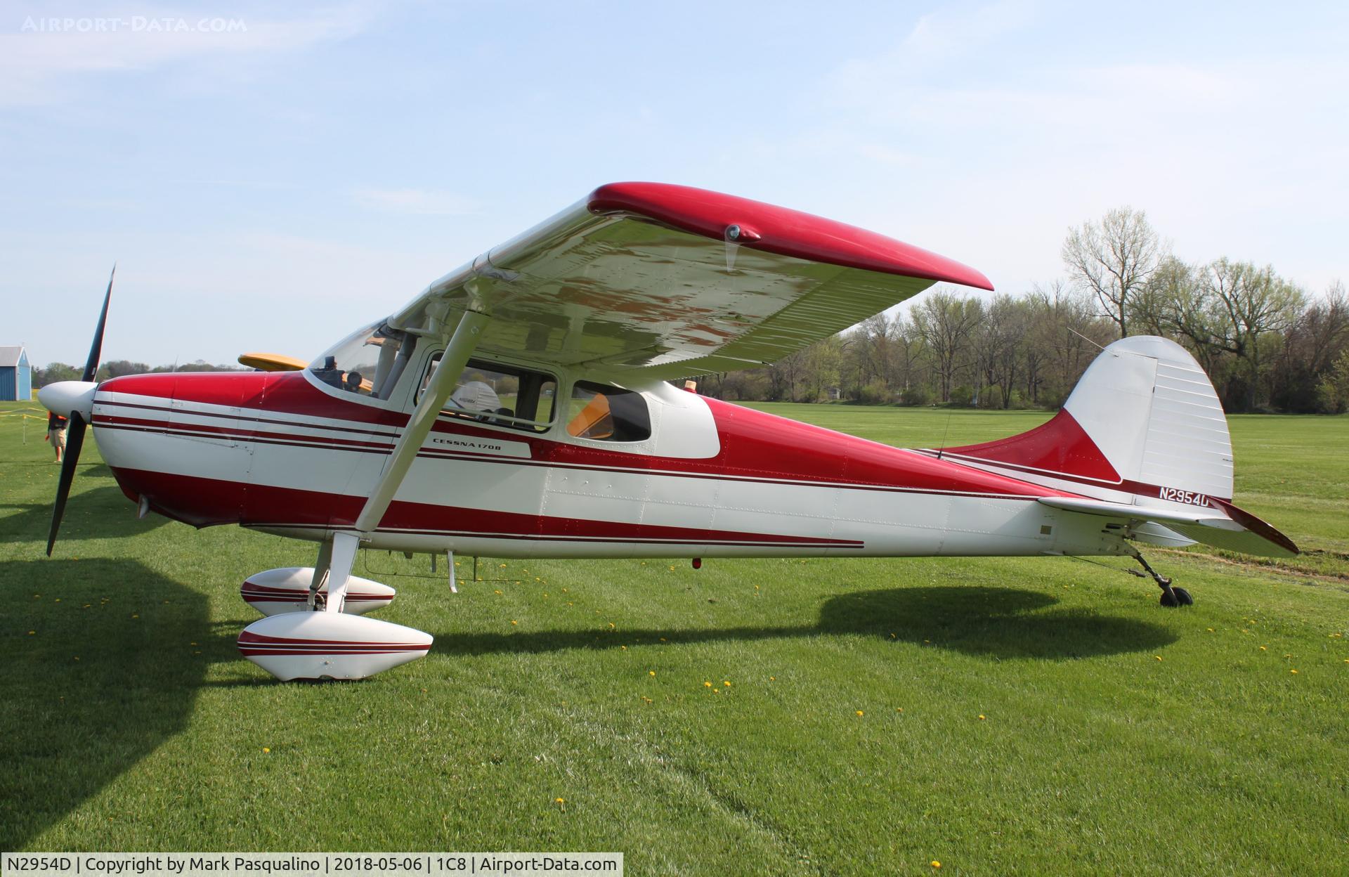 N2954D, 1955 Cessna 170B C/N 26897, Cessna 170B