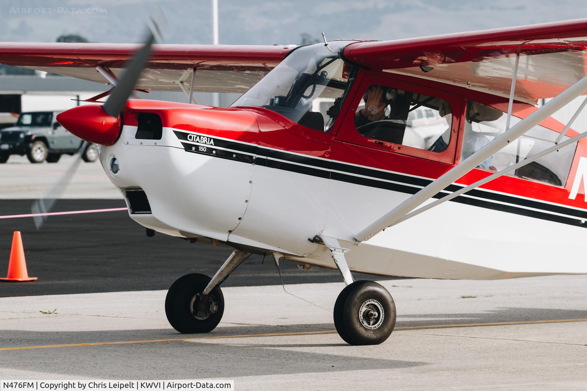 N476FM, 1978 Bellanca 7GCAA C/N 355-78, 1978 Bellanca 7GCAA taxing out for departure at Watsonville Municipal Airport, CA.