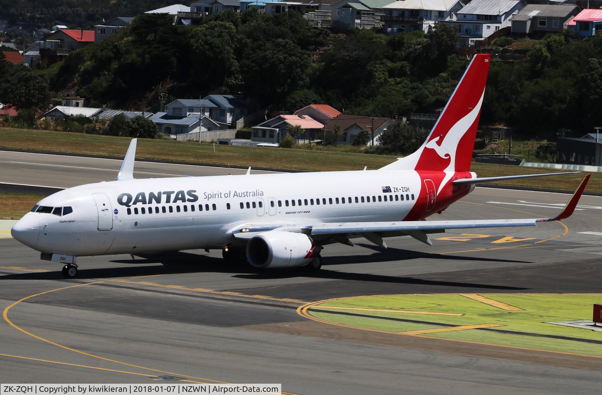 ZK-ZQH, 2011 Boeing 737-838 C/N 39357, At NZWN