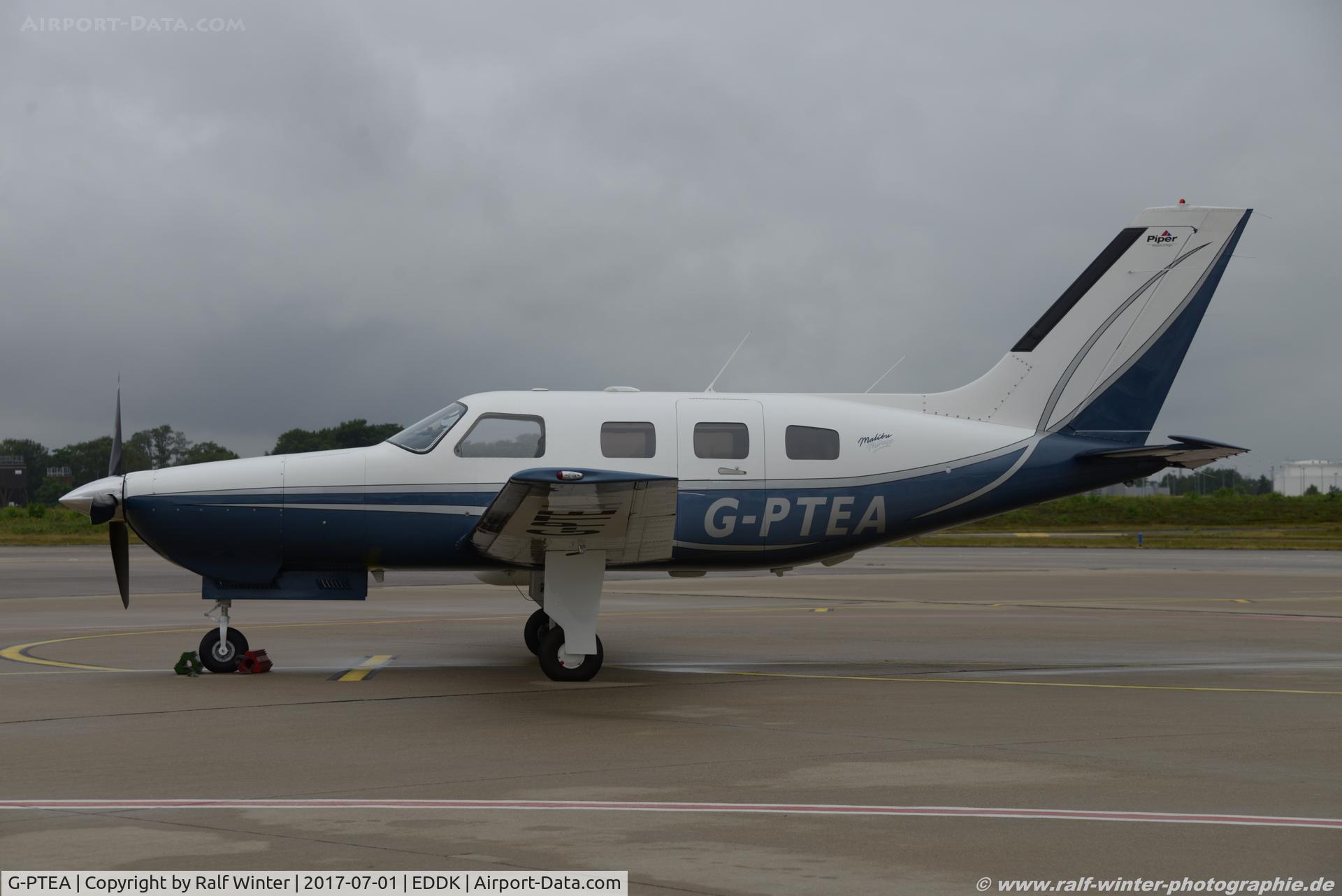 G-PTEA, 2002 Piper PA-46-350P Malibu Mirage C/N 4636327, Piper PA-46-350P - Philip John Caiger - 4636327 - G-PTEA - 01.07.2017 - CGN