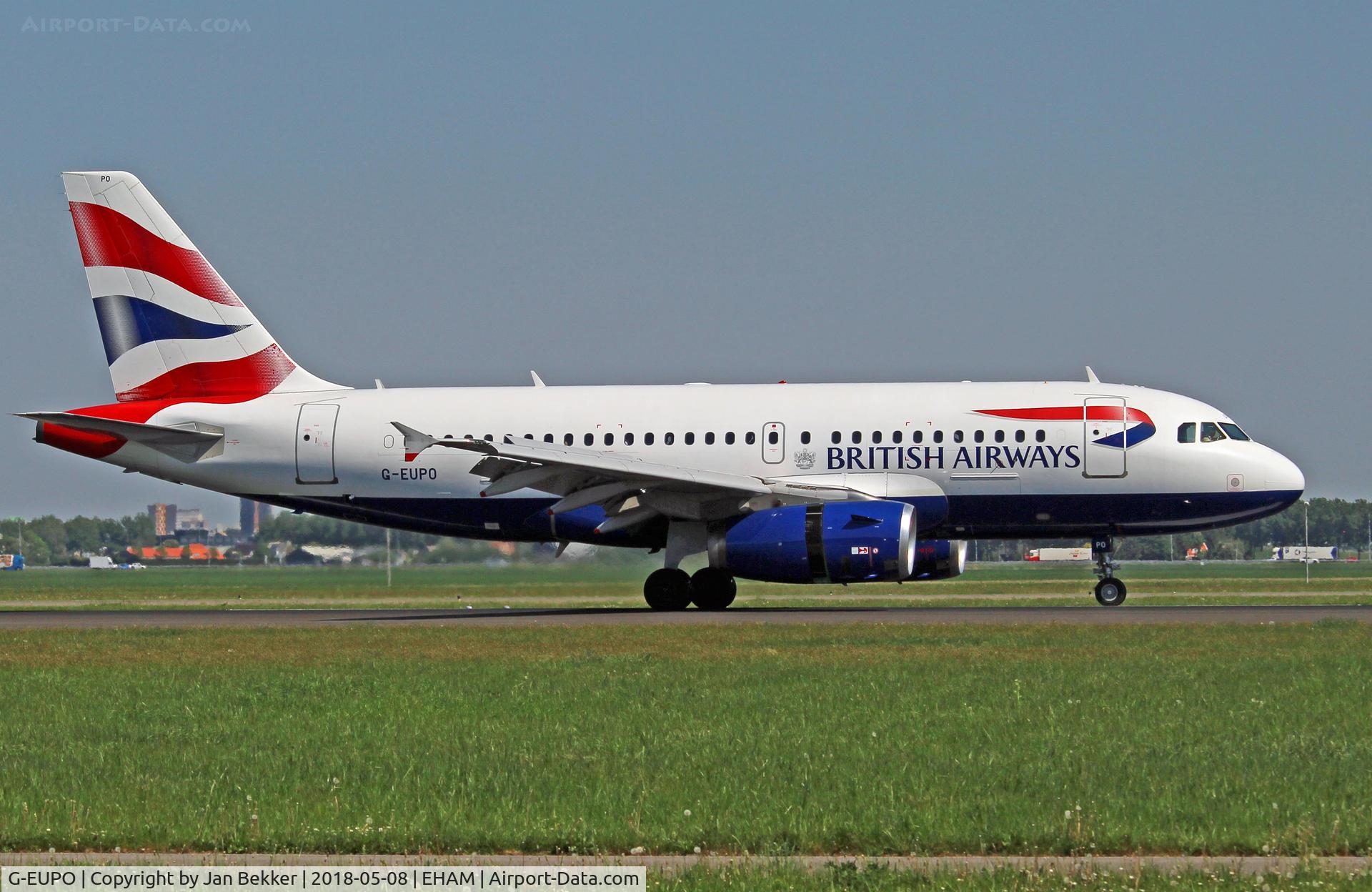 G-EUPO, 2000 Airbus A319-131 C/N 1279, Schiphol Amsterdam
