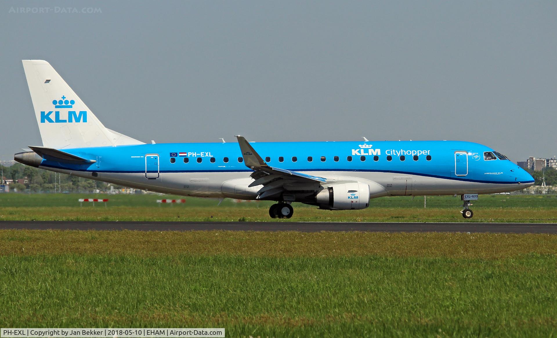 PH-EXL, 2017 Embraer ERJ-175STD (ERJ-170-200) C/N 17000633, Schiphol Amsterdam
