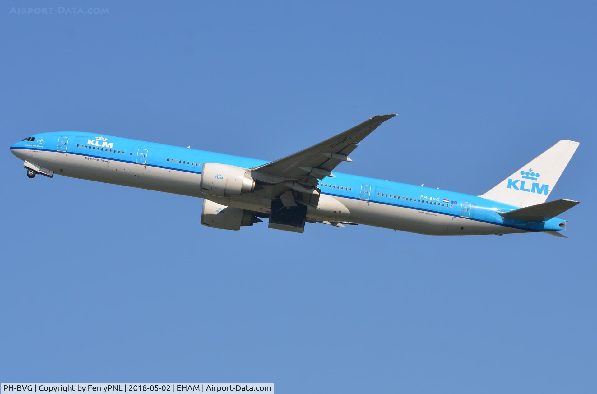 PH-BVG, 2012 Boeing 777-306/ER C/N 38867, KLM B773 departing