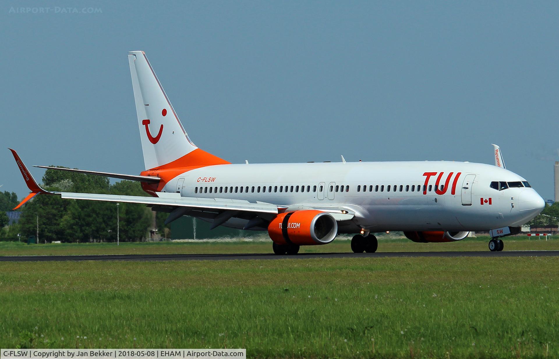 C-FLSW, 2008 Boeing 737-8HX C/N 36552, Schiphol Amsterdam