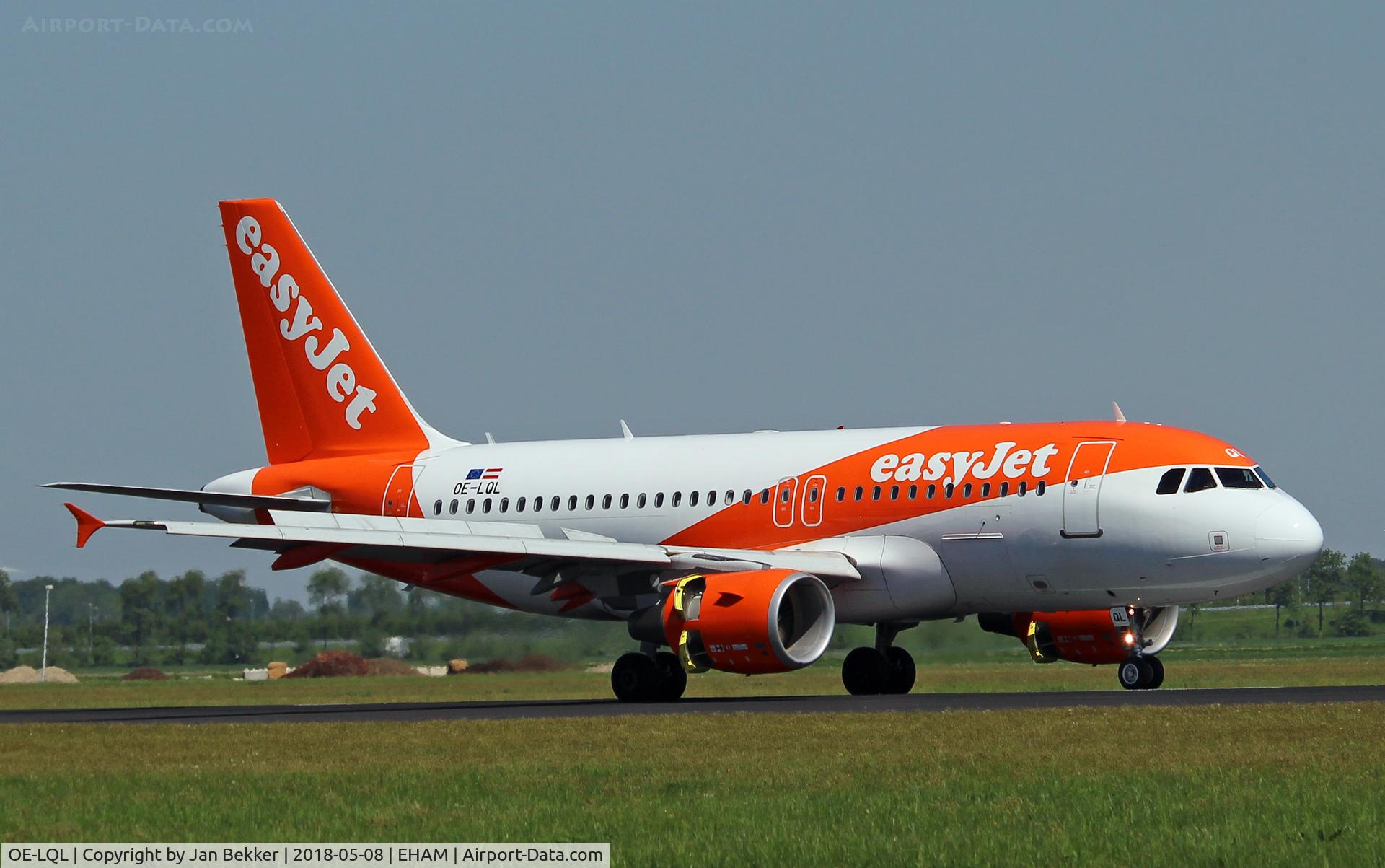 OE-LQL, 2009 Airbus A319-111 C/N 3774, Schiphol Amsterdam