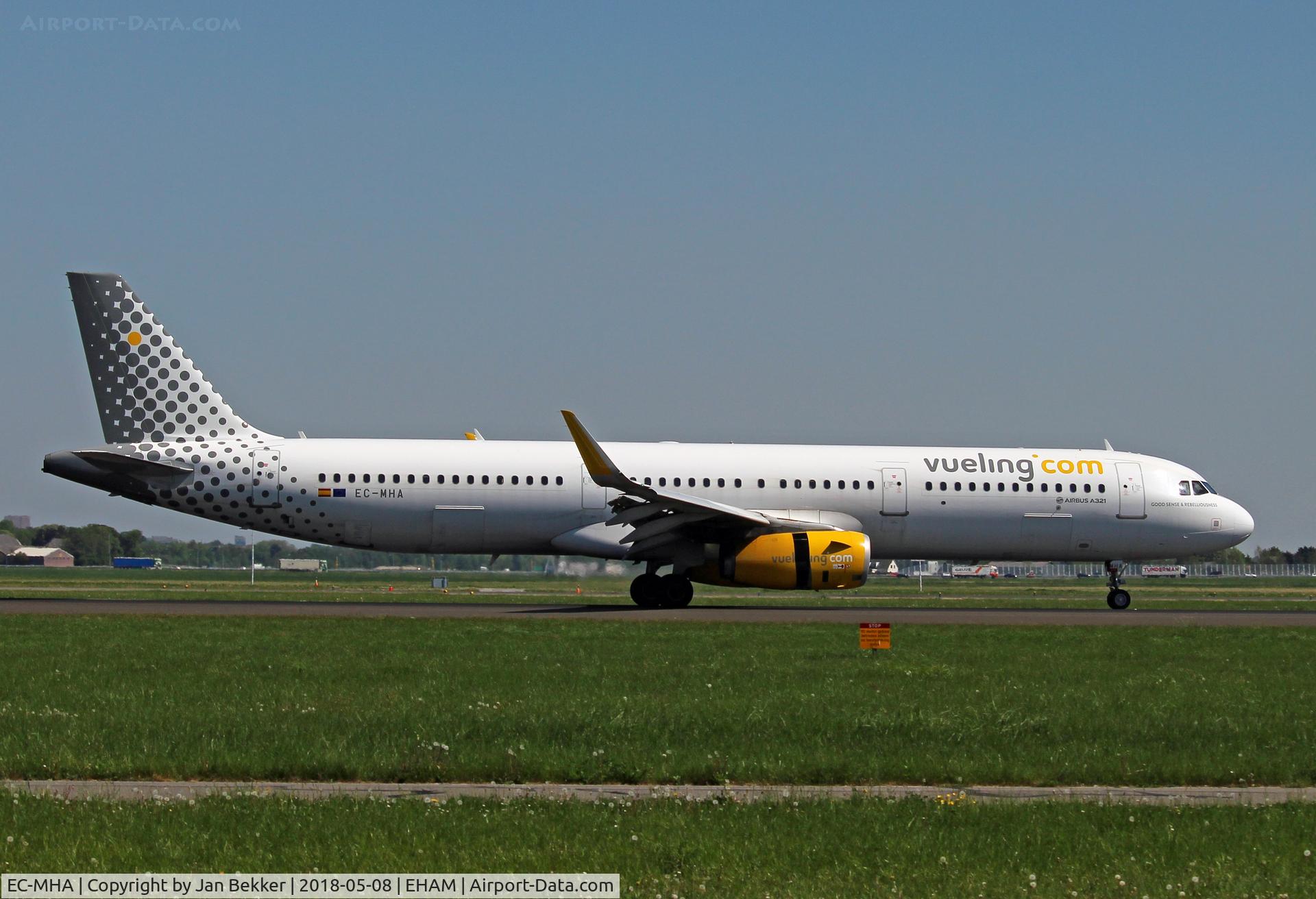 EC-MHA, 2015 Airbus A321-231 C/N 6684, Schiphol Amsterdam