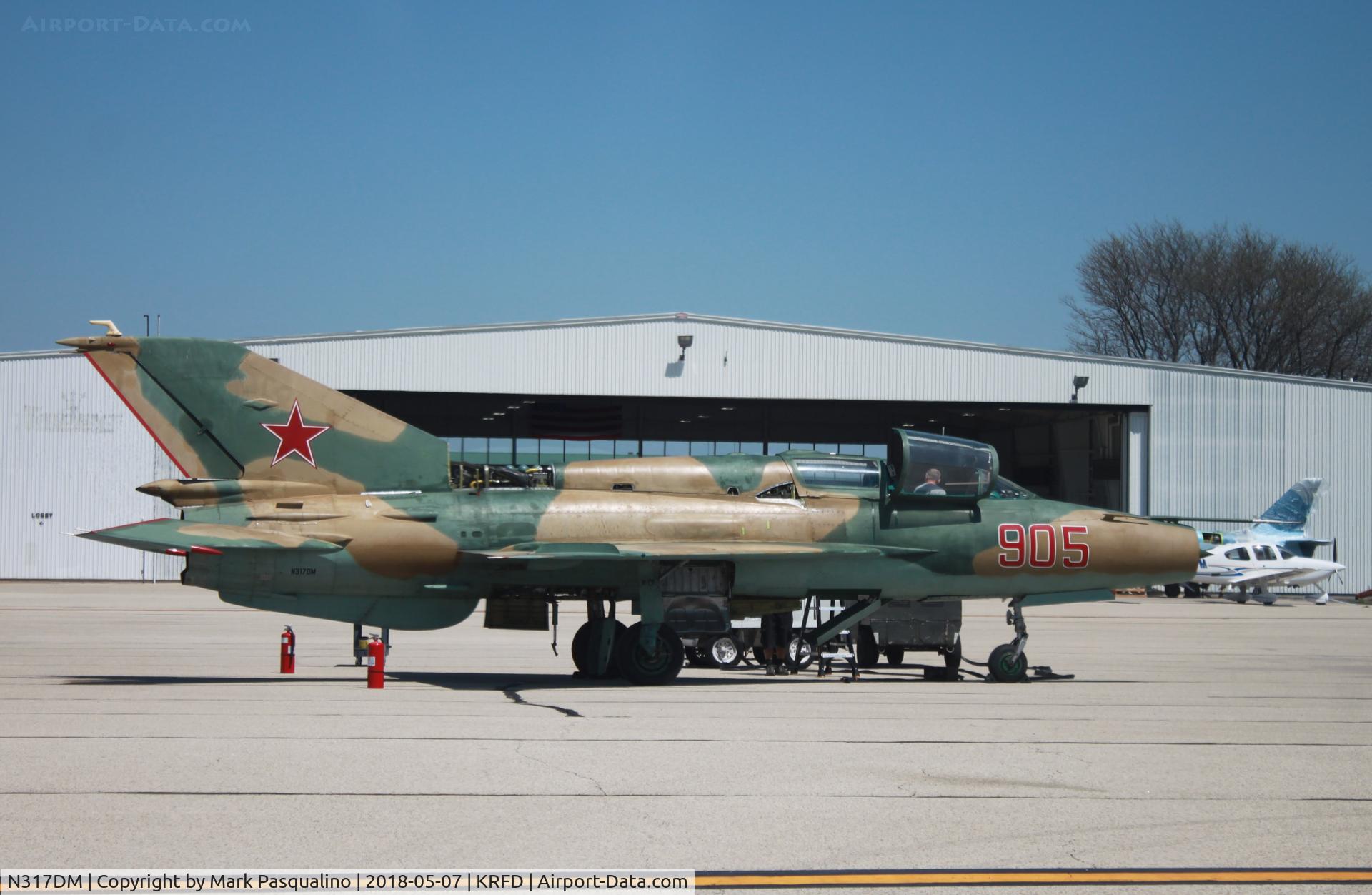 N317DM, 1974 Mikoyan-Gurevich MiG-21UM Lancer B C/N 516913056, MiG-21UM