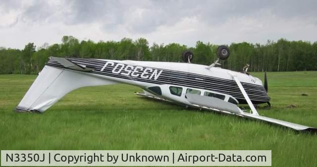 N3350J, 1966 Cessna TP206B Turbo Super Skylane C/N P206-0310, Crash