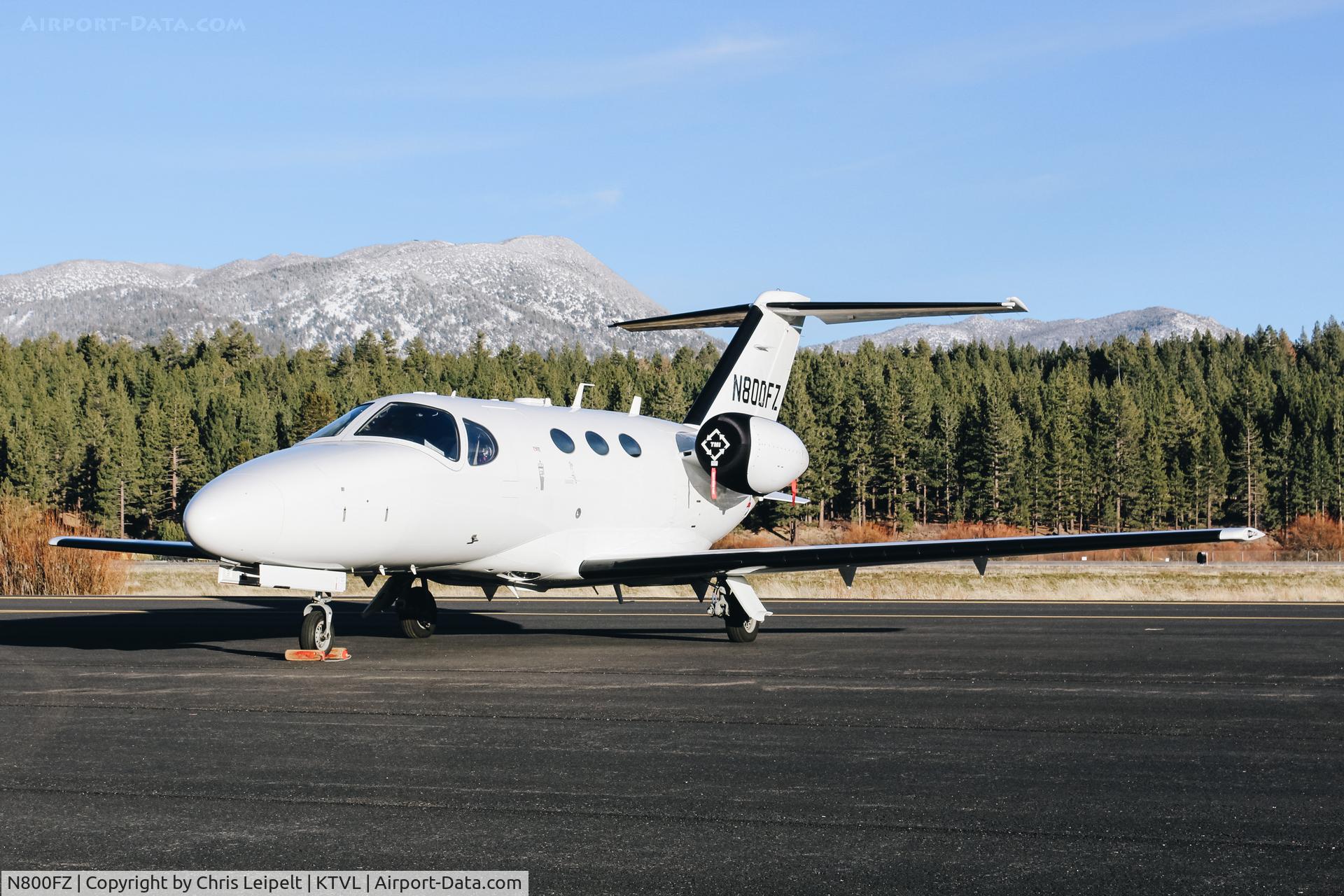 N800FZ, 2013 Cessna 510 Citation Mustang Citation Mustang C/N 510-0444, 2013 Cessna Citation Mustang from SoCal visiting at South Lake Tahoe Airport, CA.
