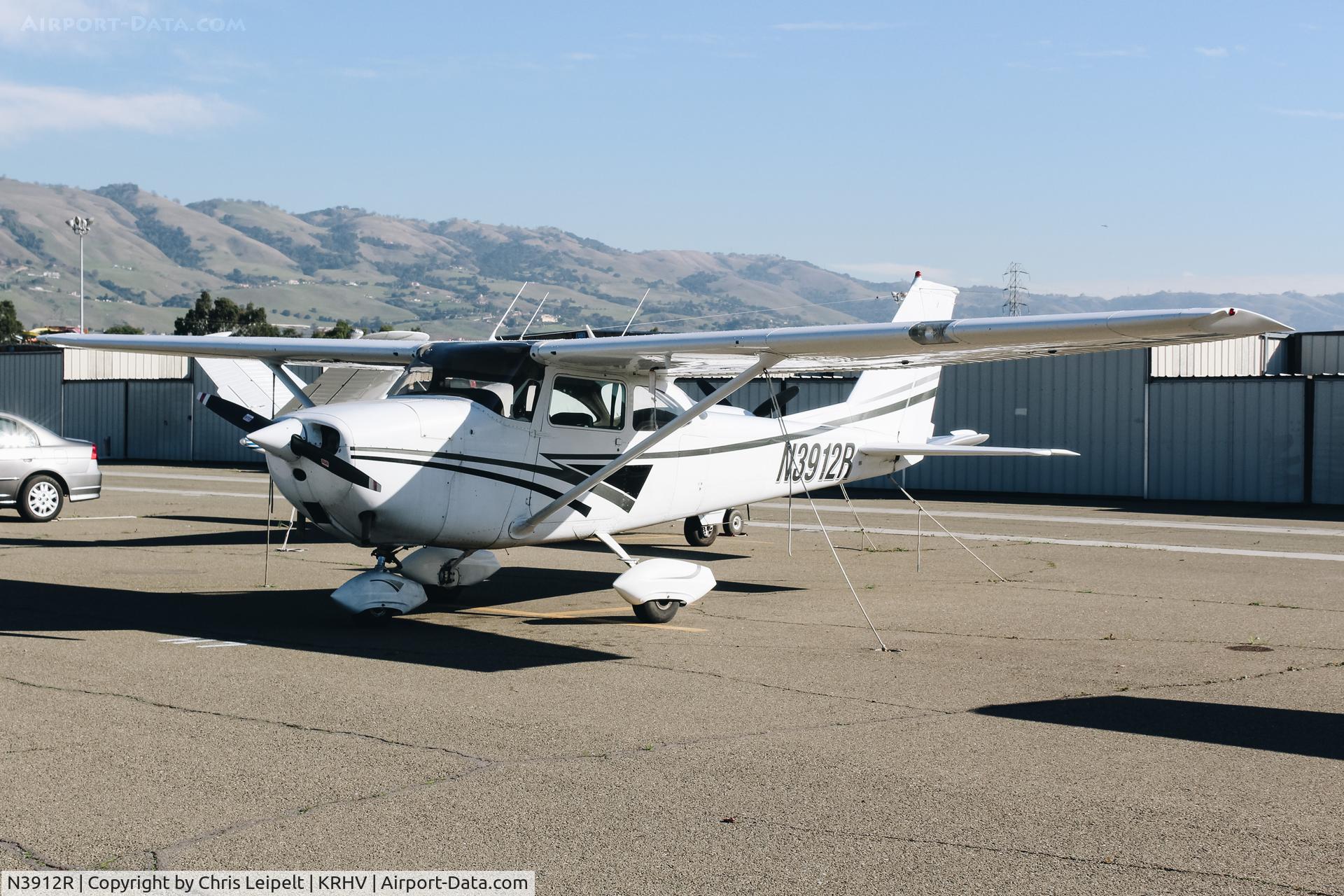 N3912R, 1966 Cessna 172H C/N 17255412, Locally-based 1966 Cessna 172H parked on the ramp at Reid Hillview Airport, San Jose, CA.