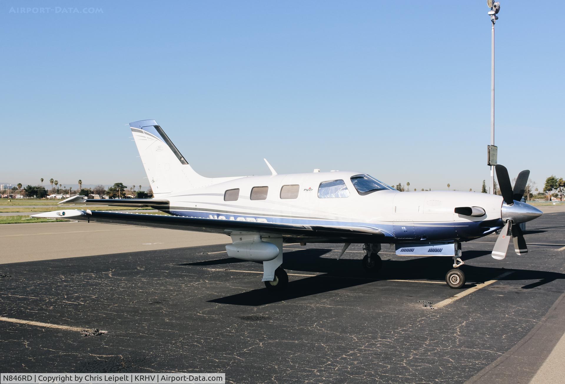 N846RD, 2004 Piper PA-46-500TP Meridian C/N 4697186, 2004 Piper PA-46-500TP Meridian visiting from Arcata, CA at Reid Hillview Airport, San Jose, CA.