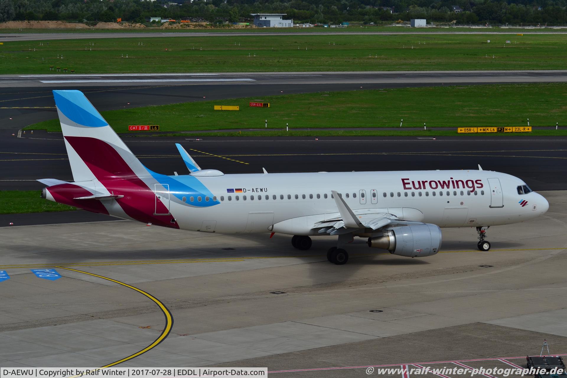 D-AEWU, 2017 Airbus A320-214 C/N 7513, Airbus A320-214(W) - EW EWG Eurowings - 7513 - D-AEWU - 28.07.2017 - DUS