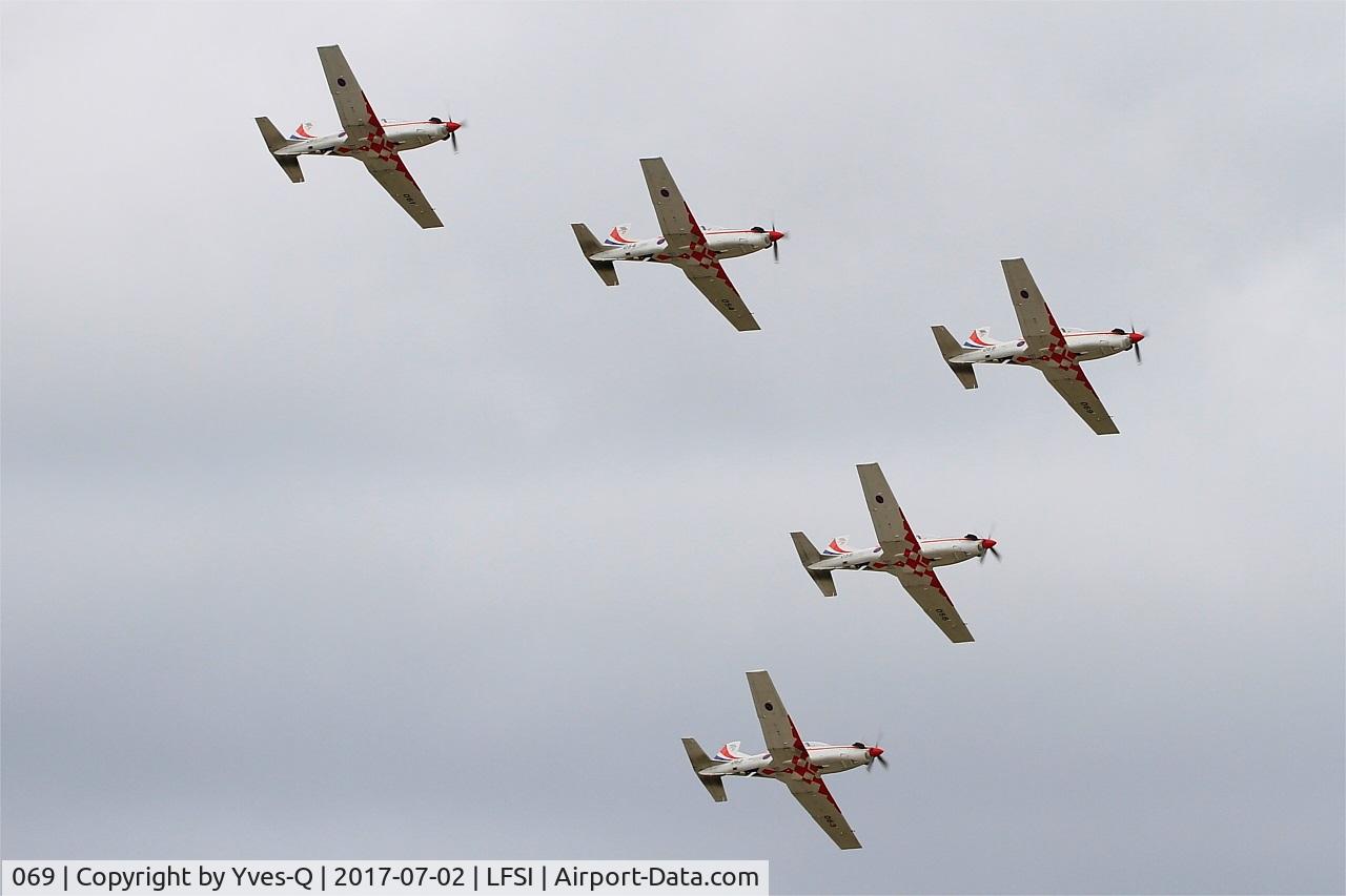 069, Pilatus PC-9M C/N 632, Pilatus PC-9M, Croatian Air Force aerobatic team, On display, St Dizier-Robinson Air Base 113 (LFSI) Open day 2017