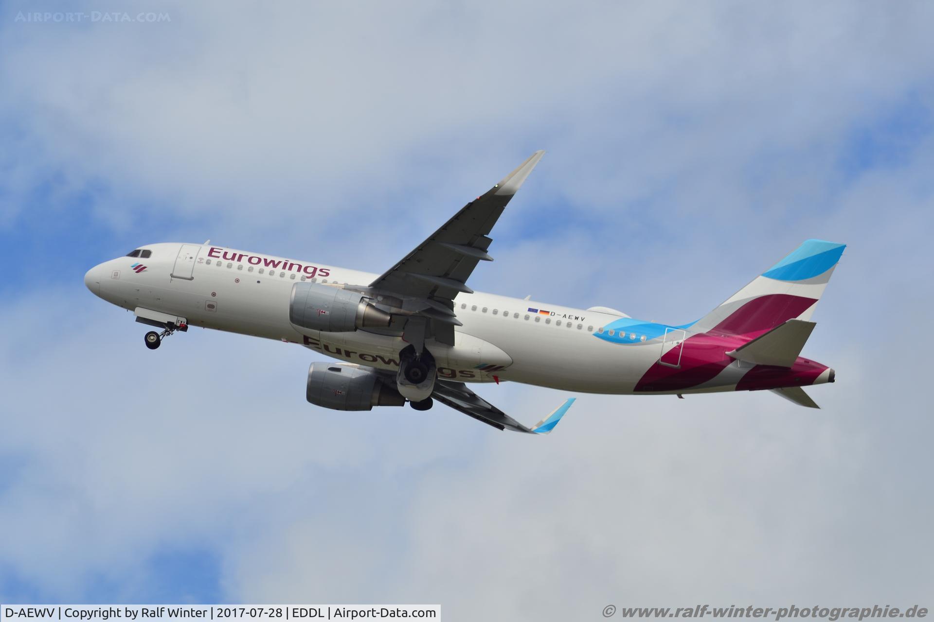 D-AEWV, 2017 Airbus A320-214 C/N 7545, Airbus A320-214(W) - EW EWG Eurowings - 7545 - D-AEWV - 28.07.2017 - DUS