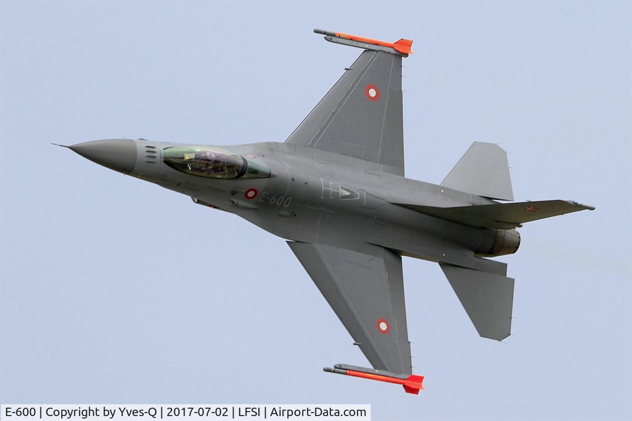 E-600, 1980 SABCA F-16AM Fighting Falcon C/N 6F-35, Royal Danish Air Force SABCA F-16AM Fighting Falcon, On display, St Dizier-Robinson Air Base 113 (LFSI) Open day 2017