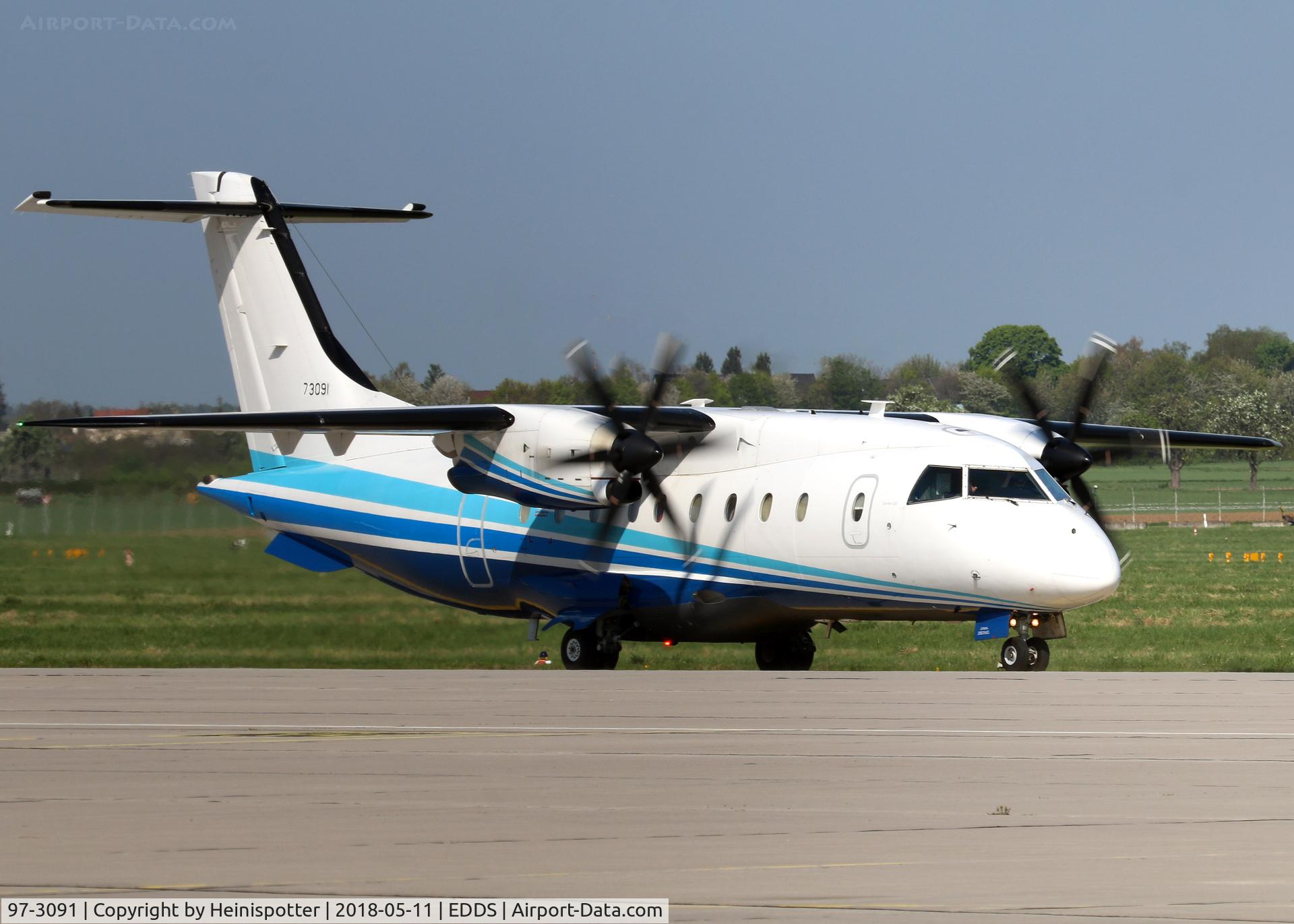 97-3091, 1997 Dornier C-146A Wolfhound (328) C/N 3091, 97-3091 at Stuttgart Airport.