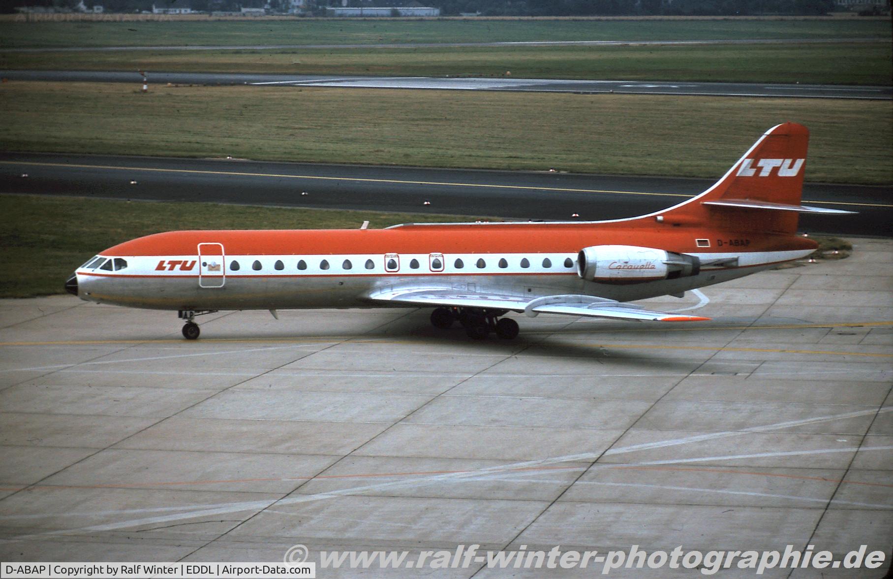 D-ABAP, 1967 Sud Aviation SE-210 Caravelle 10R C/N 235, Sud Aviation SE 210 Caravelle - LTU Lufttransportunternehmen - 235 - D-ABAP - 1977