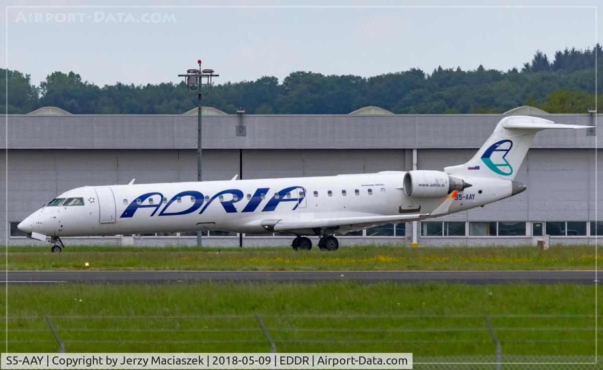 S5-AAY, 2003 Bombardier CRJ-701ER (CL-600-2C10) Regional Jet C/N 10080, Bombardier CRJ-701ER