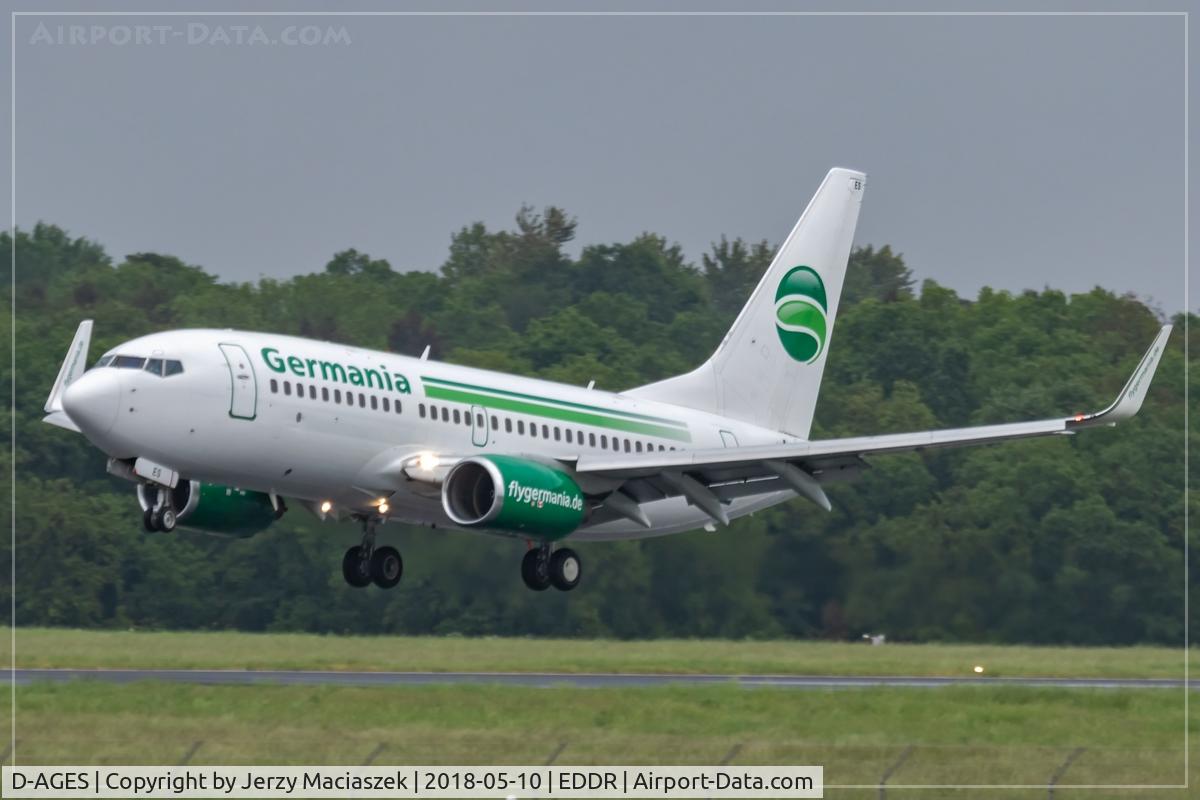 D-AGES, 1998 Boeing 737-75B C/N 28108, Boeing 737-75B