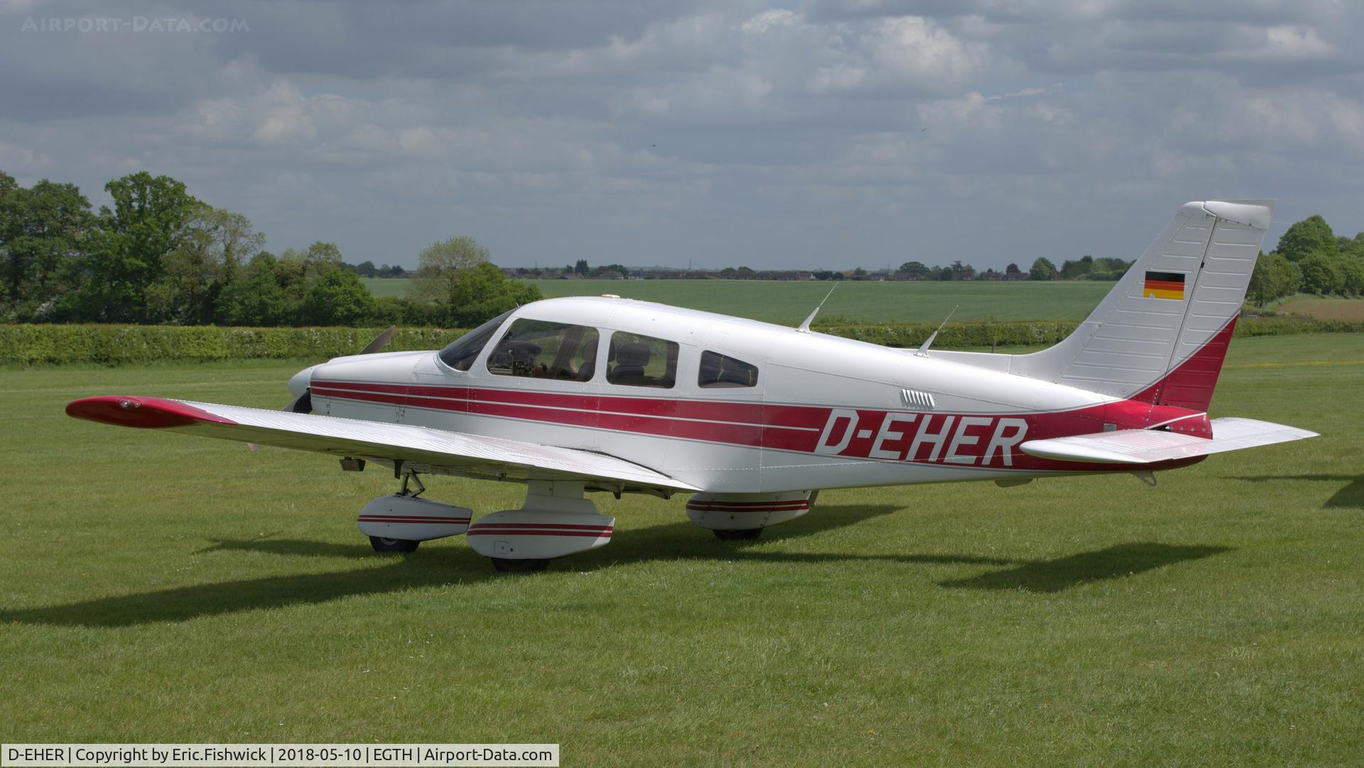 D-EHER, Piper PA-28-181 Archer II C/N 28-8390008, 1. D-EHER visiting The Shuttleworth Collection, Old Warden.