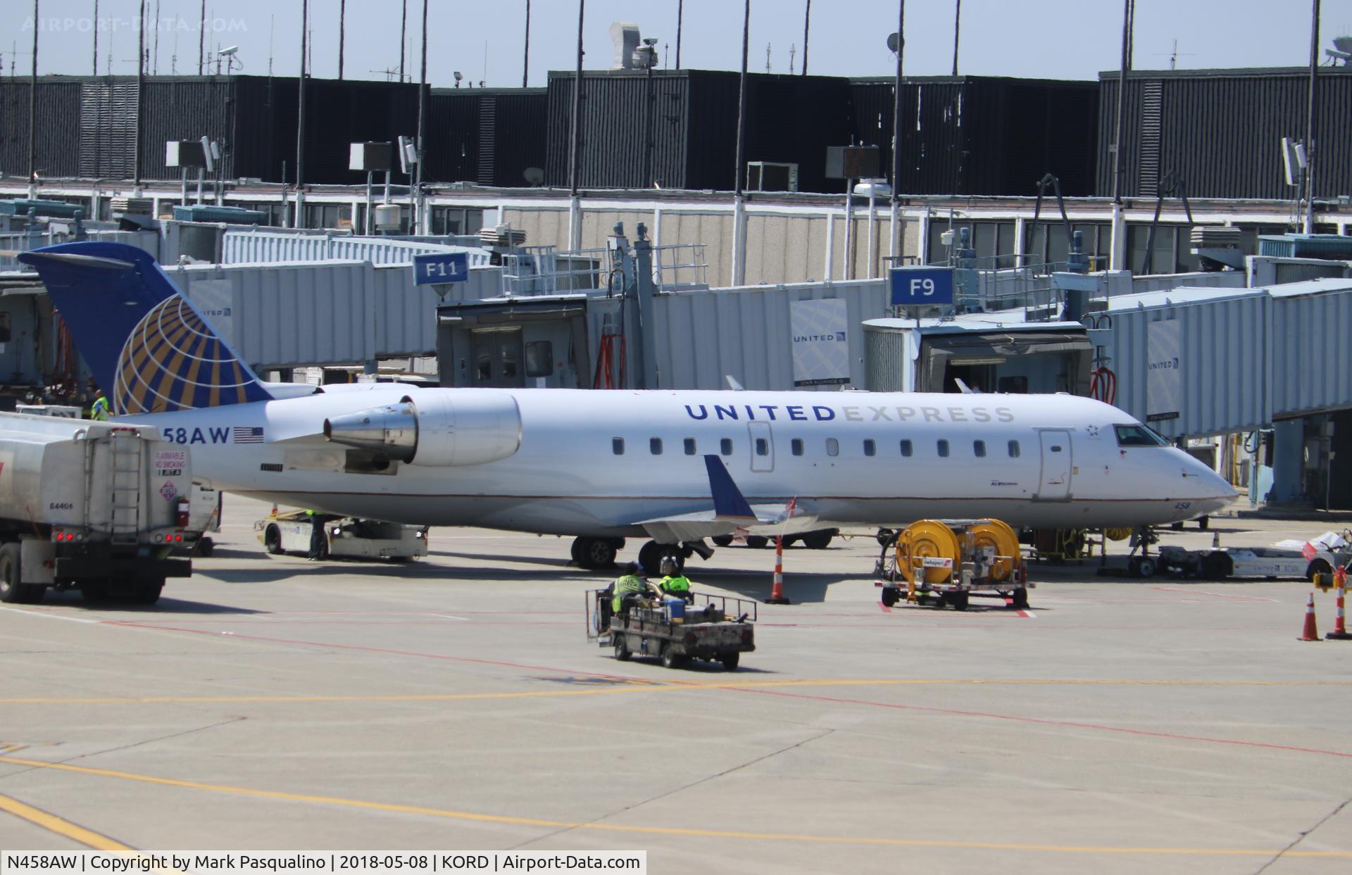 N458AW, 2003 Bombardier CRJ-200LR (CL-600-2B19) C/N 7861, CL-600-2B19