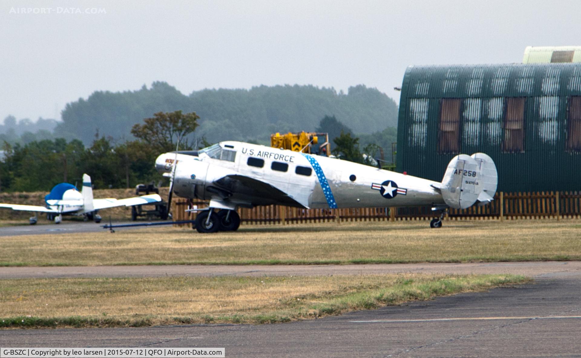 G-BSZC, 1952 Beech C-45H Expeditor C/N AF-258, Duxford 12.7.2015