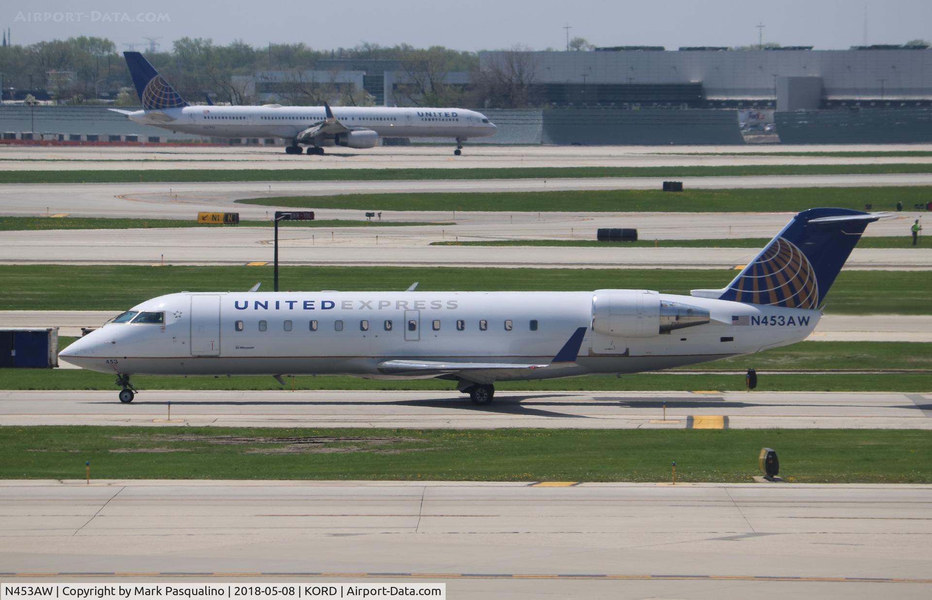 N453AW, 2003 Bombardier CRJ-200LR (CL-600-2B19) C/N 7838, CL-600-2B19