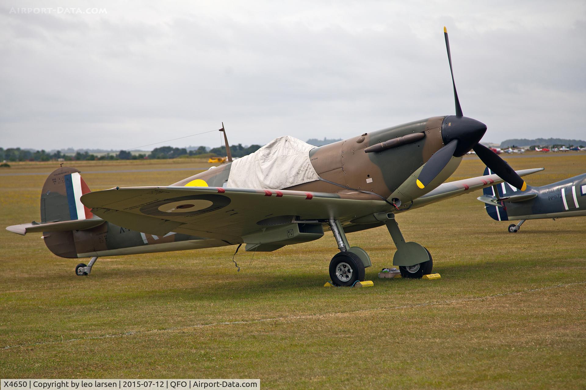 X4650, 1940 Supermarine 300 Spitfire Mk1A C/N 6S-75531, Duxford 12.7.2015