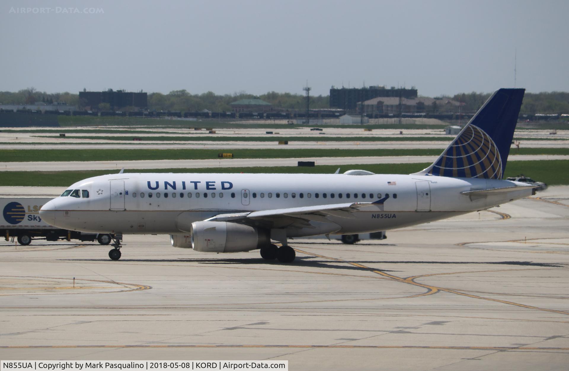 N855UA, 2002 Airbus A319-131 C/N 1737, Airbus A319
