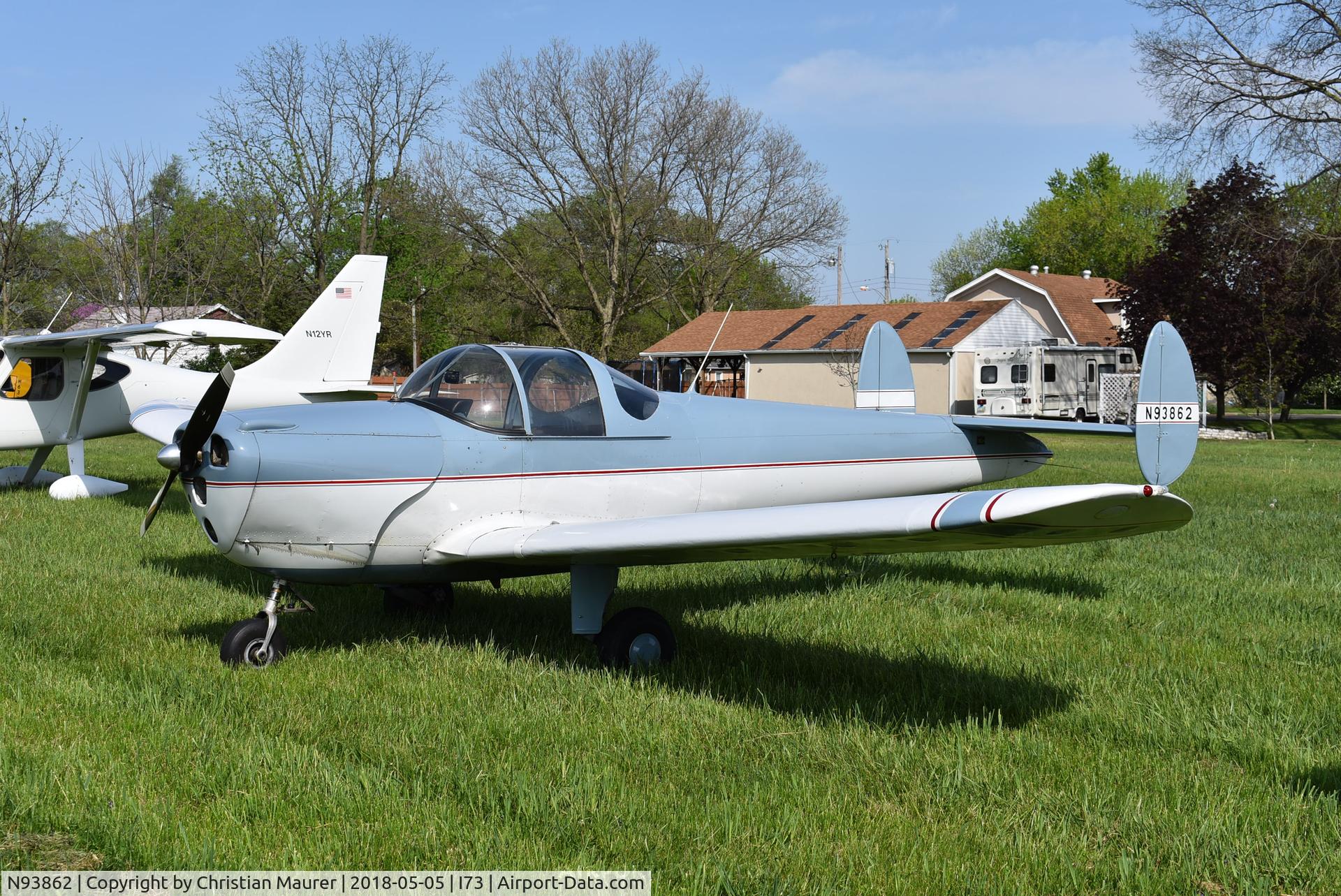 N93862, 1946 Erco 415C Ercoupe C/N 1185, Ercoupe