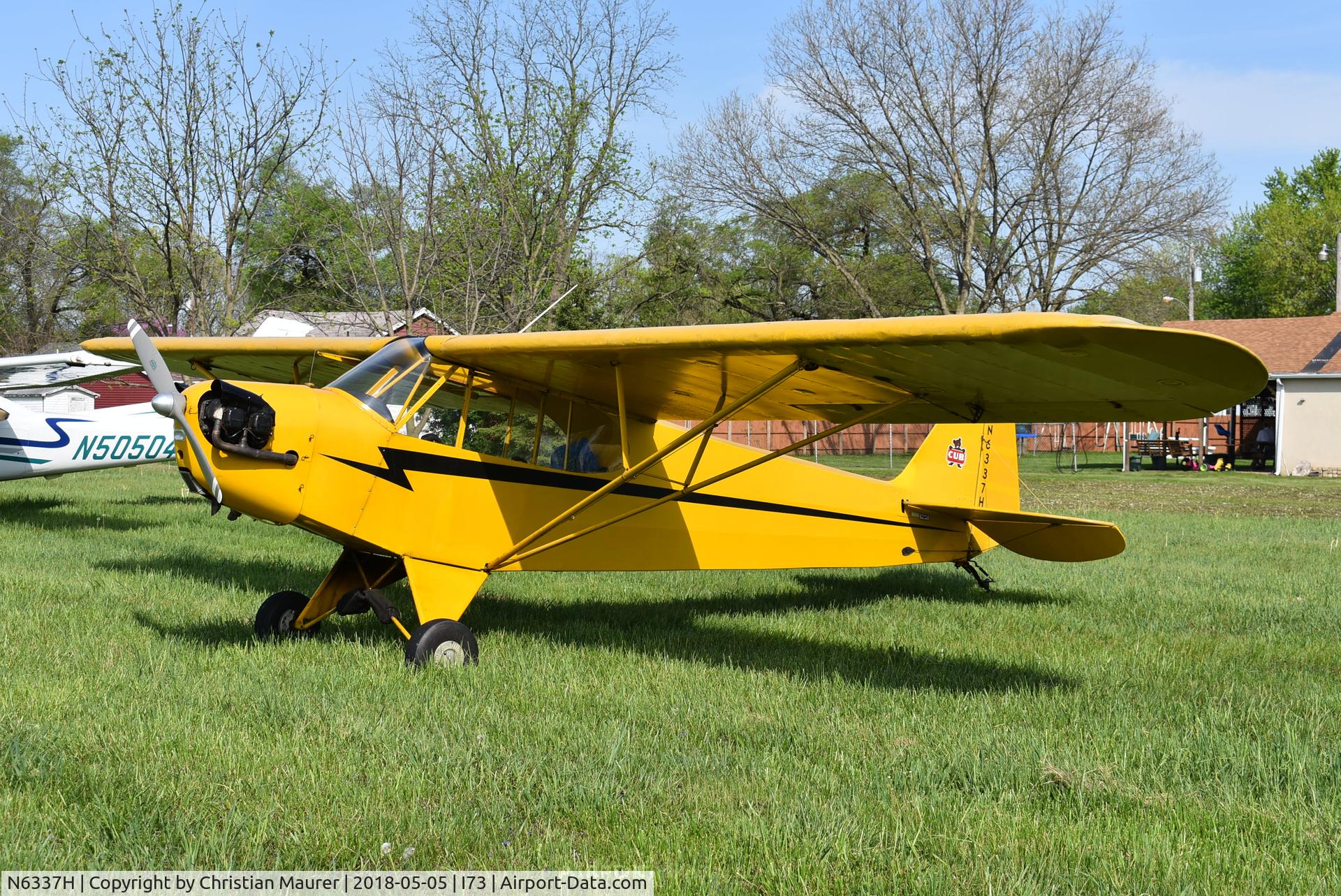 N6337H, 1946 Piper J3C-65 Cub Cub C/N 19517, Piper J3C-65 Cub