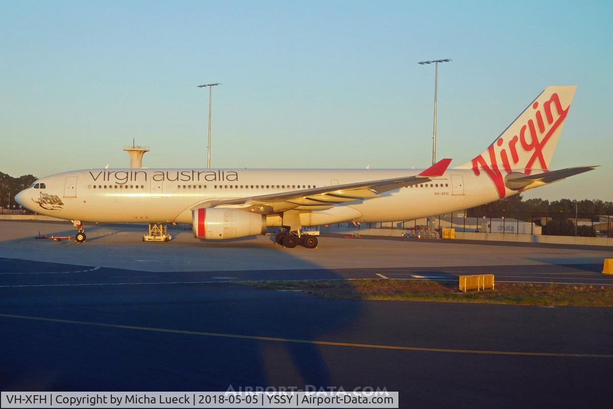 VH-XFH, 2013 Airbus A330-243 C/N 1452, At Mascot