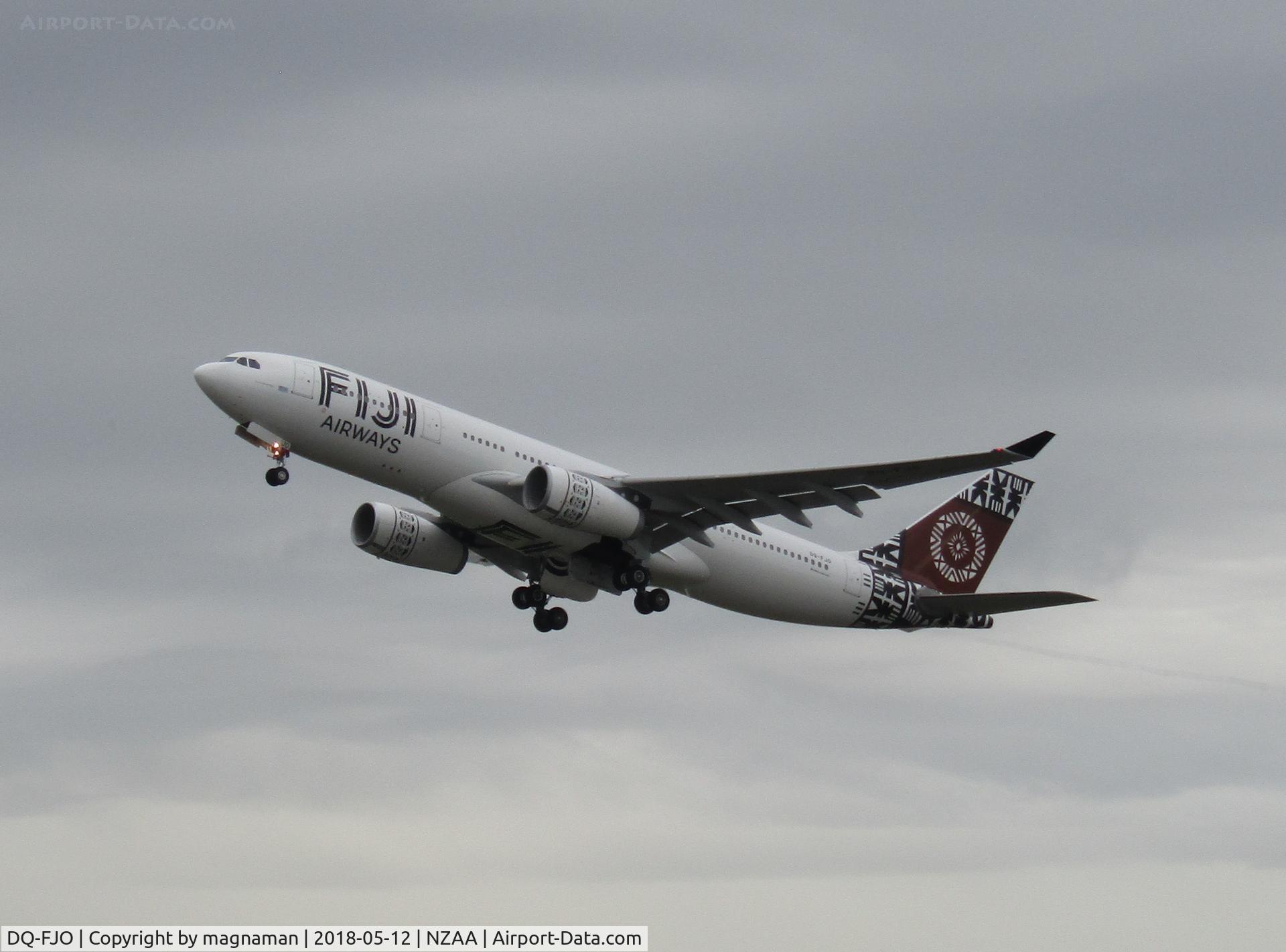 DQ-FJO, 2006 Airbus A330-243 C/N 751, on first visit to AKL - new to fleet