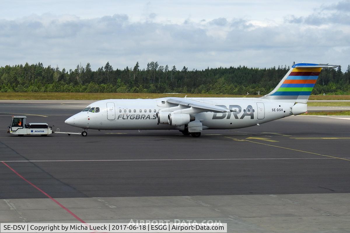 SE-DSV, 1994 British Aerospace Avro 146-RJ100A C/N E3250, At Landvetter