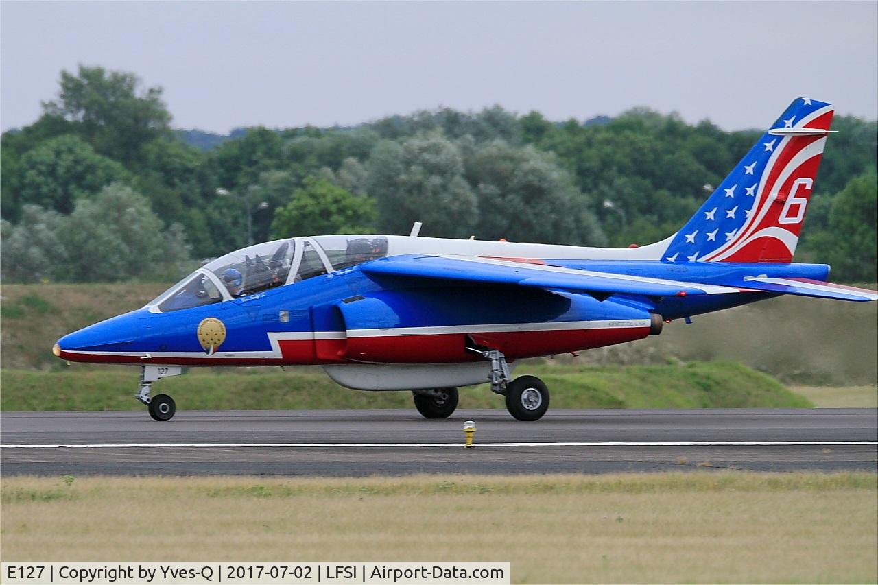 E127, 1983 Dassault-Dornier Alpha Jet E C/N E127, Dassault-Dornier Alpha Jet E (F-UGFK), Landing rwy 29, St Dizier-Robinson Air Base 113 (LFSI) Open day 2017