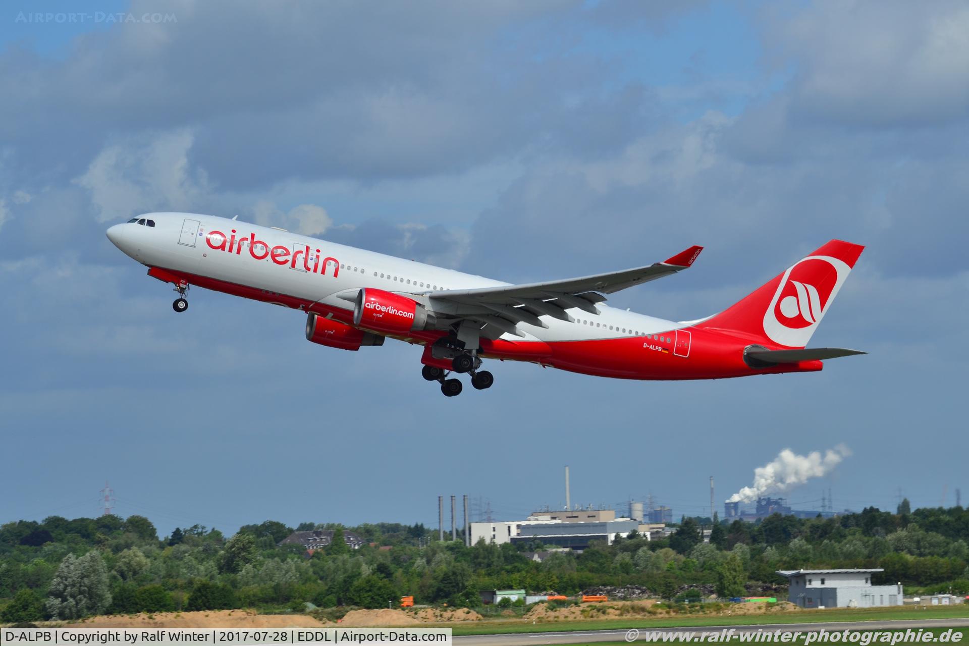 D-ALPB, 2001 Airbus A330-223 C/N 432, Airbus A330-223 - AB BER Air Berlin stored SNN 29.09.2017 - 432 - D-ALPB - 28.07.2017 - DUS