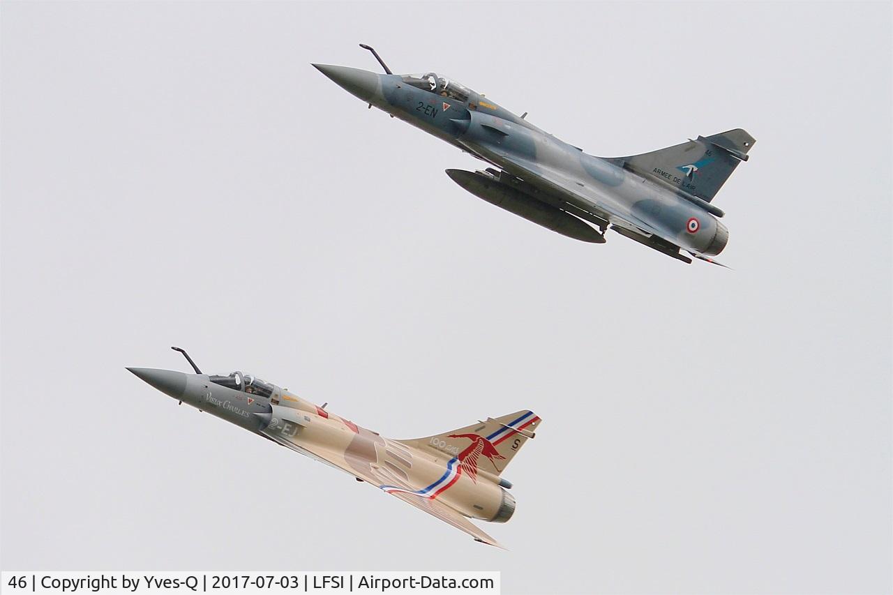 46, Dassault Mirage 2000-5F C/N 213, Dassault Mirage 2000-5F, Flight over St Dizier-Robinson Air Base 113 (LFSI) Open day 2017