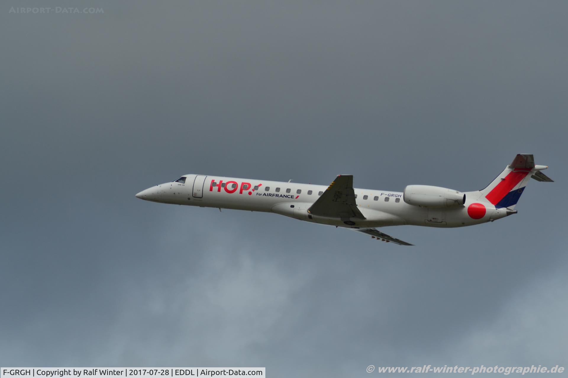 F-GRGH, 1999 Embraer EMB-145EU (ERJ-145EU) C/N 145120, Embraer ERJ-145EP - A5 HOP HOP! opby RAE Regional CAE - 145120 - F-GRGH - 28.07.2017 - DUS