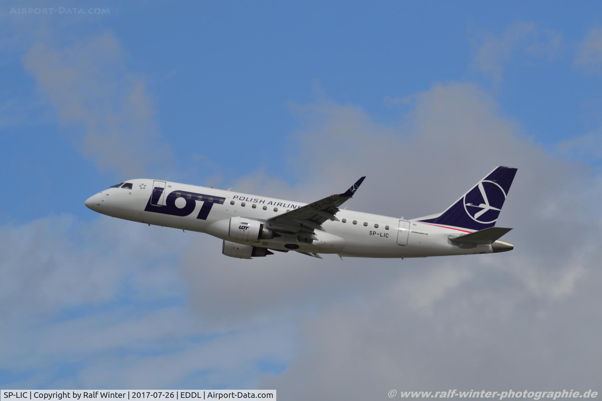 SP-LIC, 2006 Embraer 175LR (ERJ-170-200LR) C/N 17000134, Embraer ERJ-175STD 170-200 - LO LOT LOT Polish Airlines - 17000134 - SP-LIC - 28.07.2017 - DUS